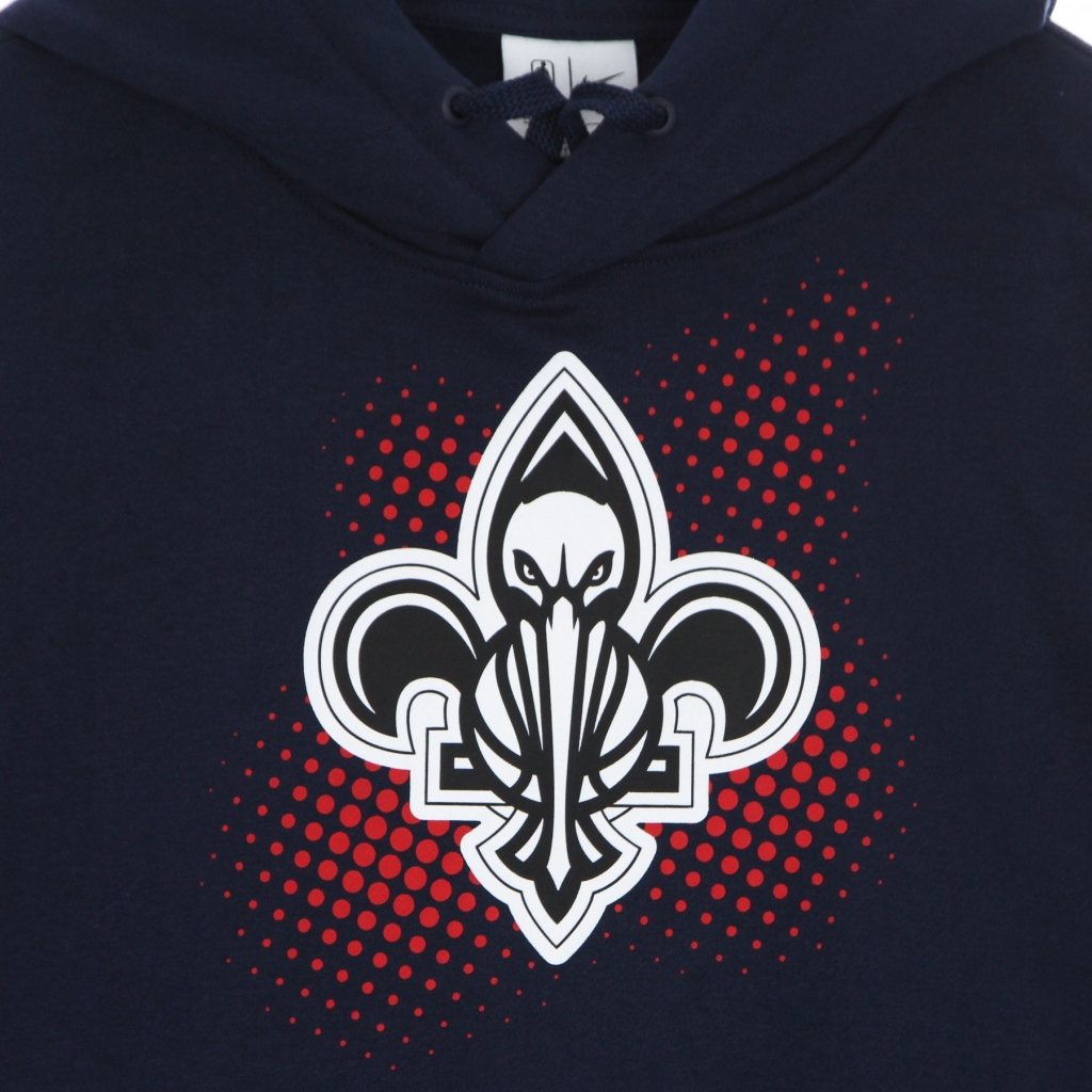 felpa cappuccio uomo nba fleece pullover hoodie neopel COLLEGE NAVY