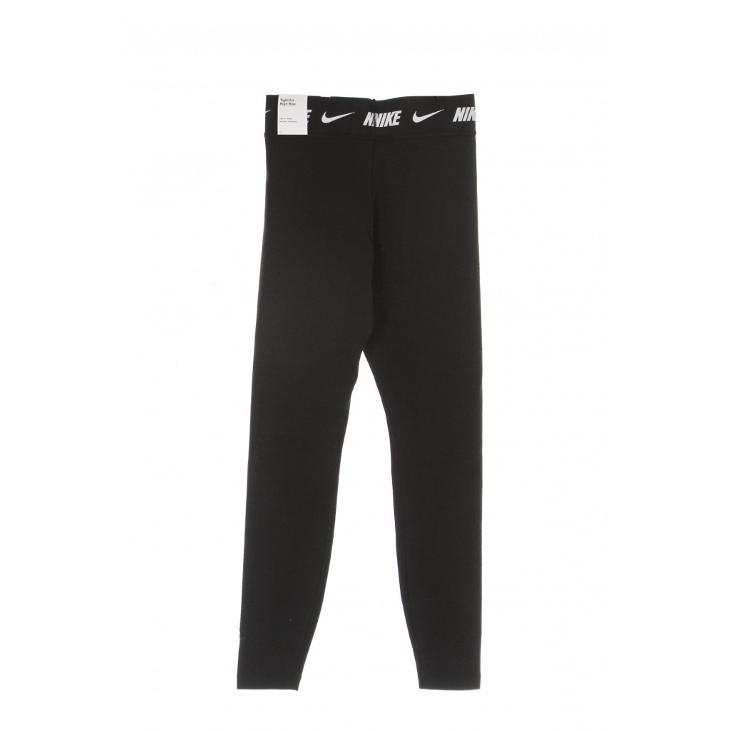 leggins donna sportswear club high-waisted leggings BLACK/DK SMOKE GREY
