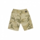 pantalone corto uomo cargo camo short BEIGE