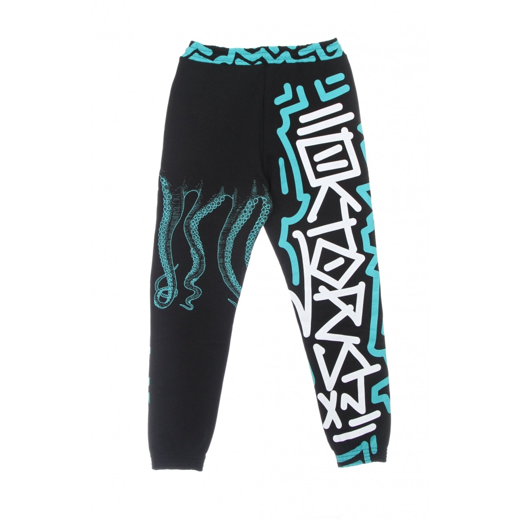 pantalone tuta leggero uomo octopus tag sweatpant BLACK