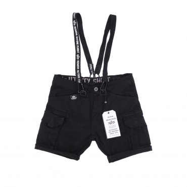 pantalone corto uomo utility short BLACK