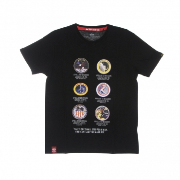 maglietta uomo apollo mission tee BLACK