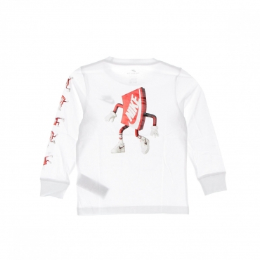 maglietta manica lunga bambino boxy dance l/s tee WHITE