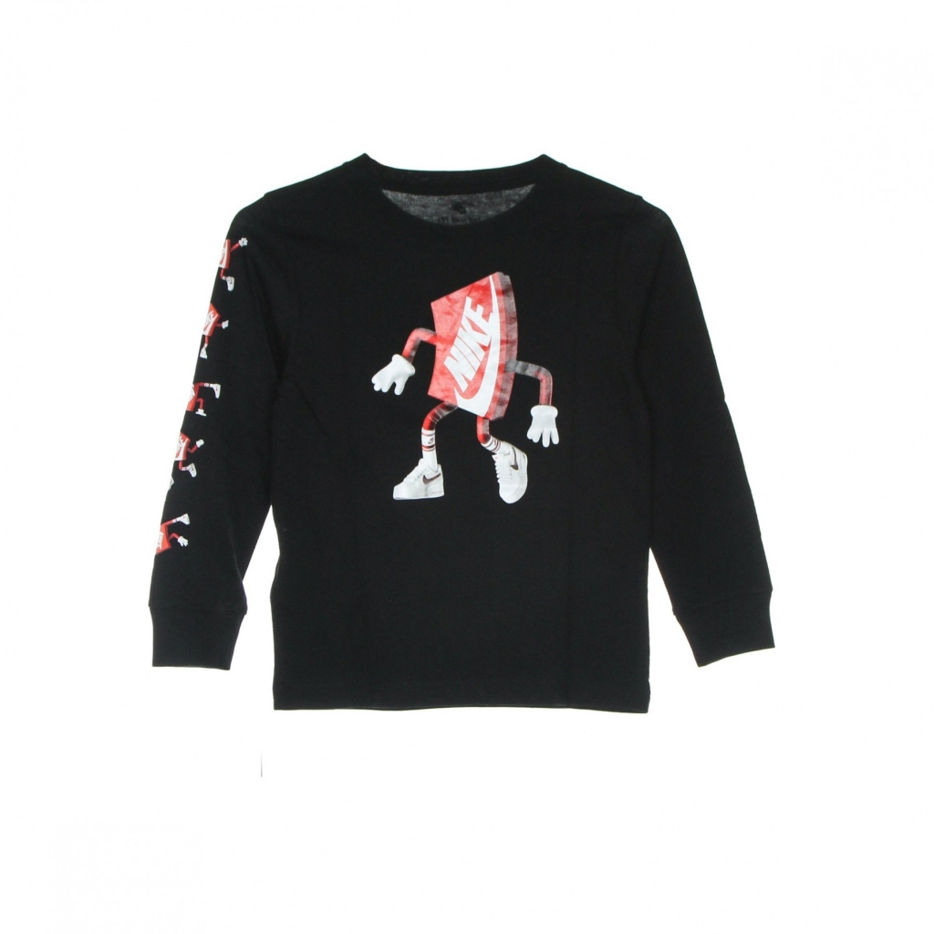 maglietta manica lunga bambino boxy dance l/s tee BLACK