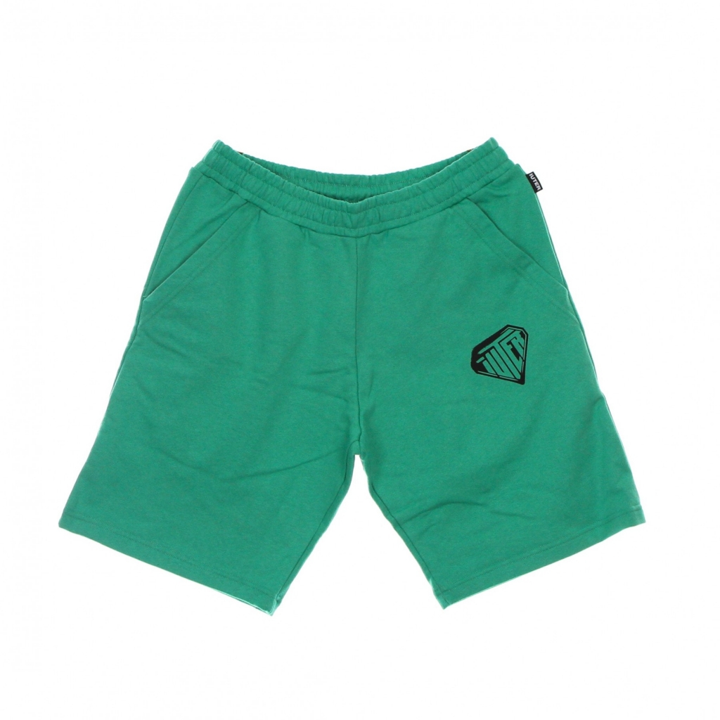 pantalone corto tuta uomo stencil sweatshort EMERALD