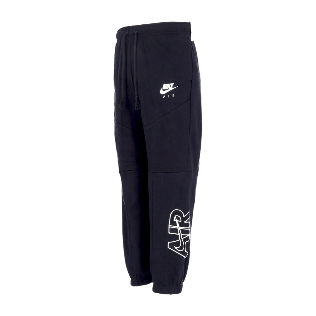 pantalone tuta leggero donna sportswear air fleece pant BLACK