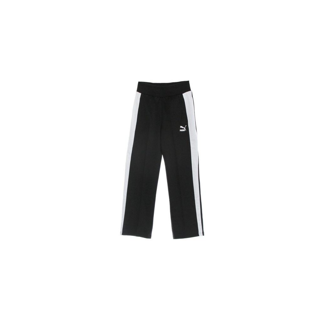 pantalone tuta leggero donna t7 straight pants BLACK