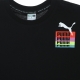 maglietta corta donna brand love oversized tee BLACK