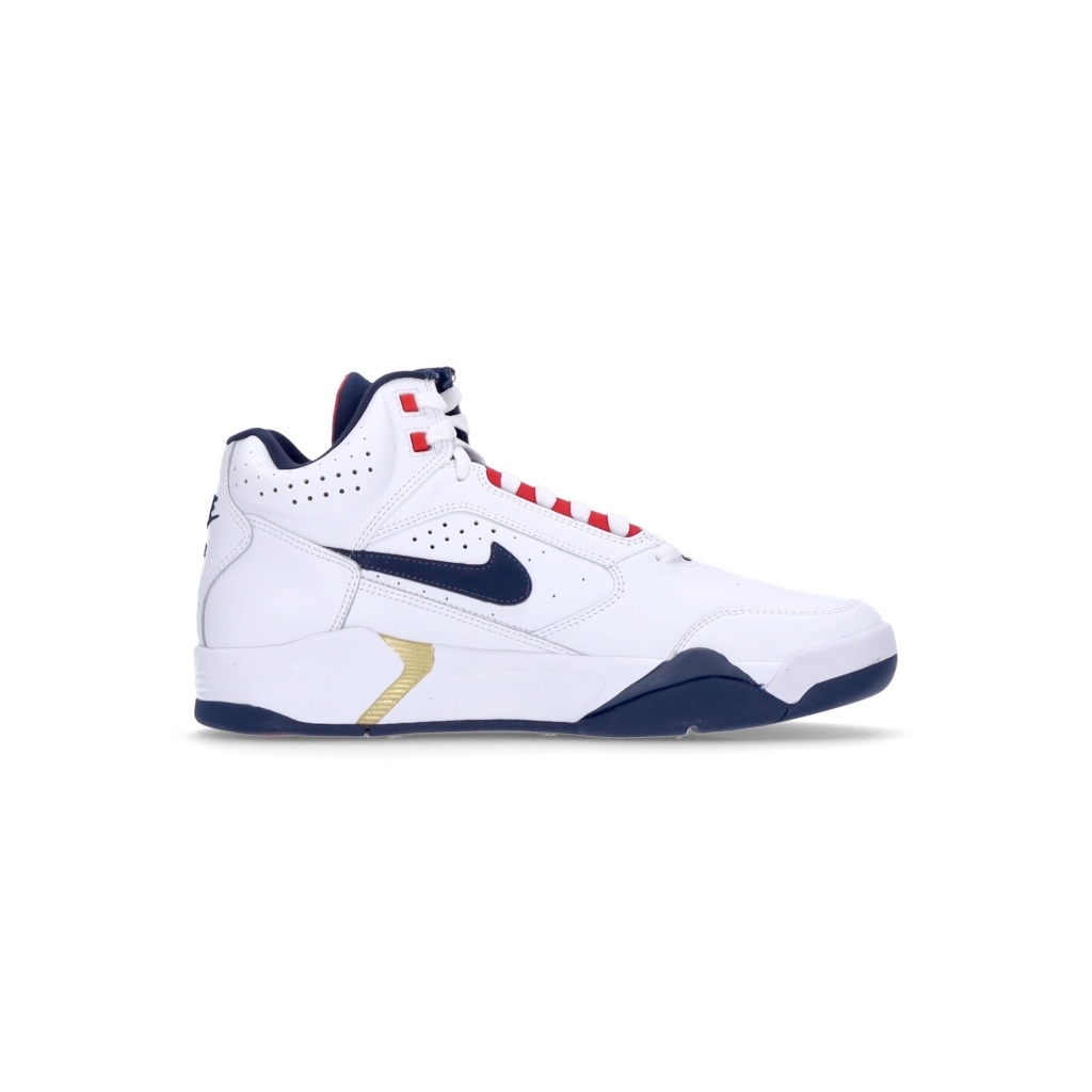 scarpa alta uomo air flight lite mid WHITE/MIDNIGHT NAVY/UNIVERSITY RED