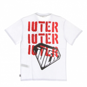 maglietta uomo stencil tee WHITE