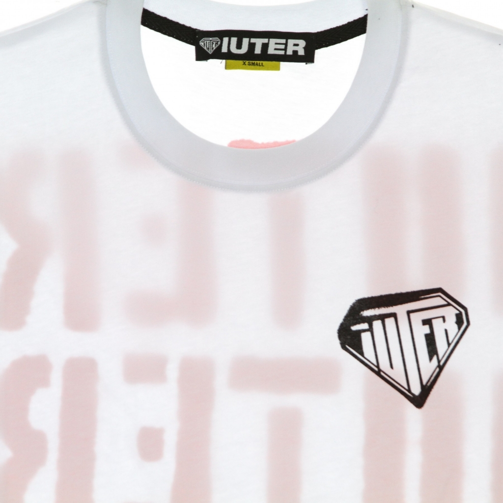 maglietta uomo stencil tee WHITE