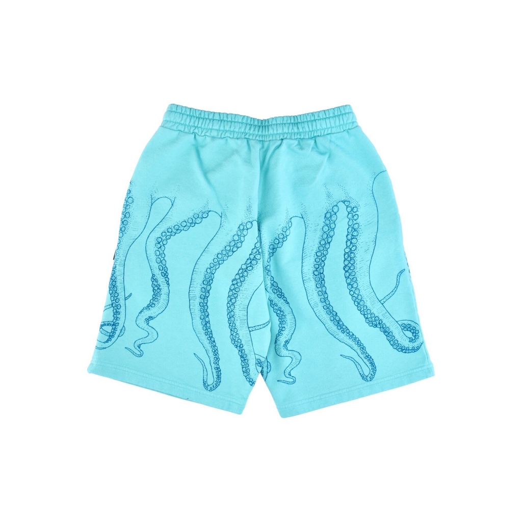 pantalone corto tuta uomo dyed sweatshort ACQUAMARINE