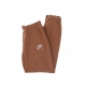 pantalone tuta leggero donna sportswear air fleece pant MINERAL CLAY/RED BARK/PINK OXFORD
