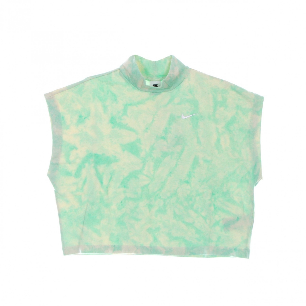 canotta donna sportswear washed jersey top MINT FOAM/WHITE