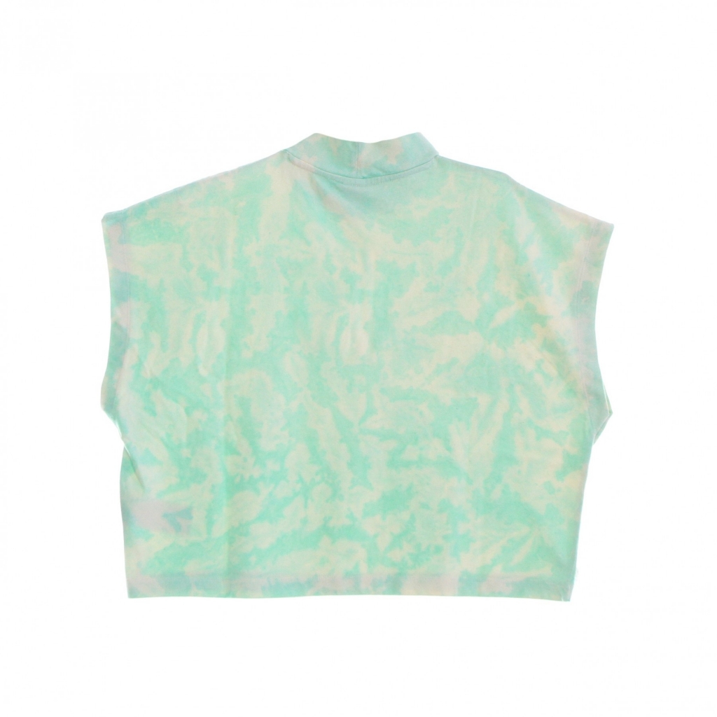 canotta donna sportswear washed jersey top MINT FOAM/WHITE