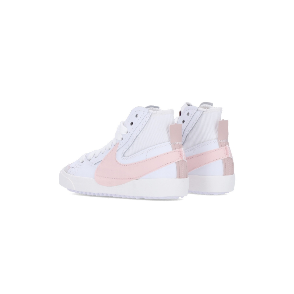 scarpa alta donna w blazer mid 77 jumbo WHITE/ATMOSPHERE/PINK OXFORD/SAIL