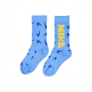 calza media uomo everyday essentials crew UNIVERSITY BLUE/GAME ROYAL/VIVID SULFUR