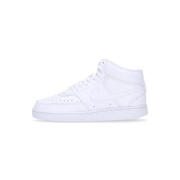 scarpa alta donna wmns court vision mid WHITE/WHITE/WHITE