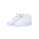 scarpa alta donna wmns court vision mid WHITE/WHITE/WHITE