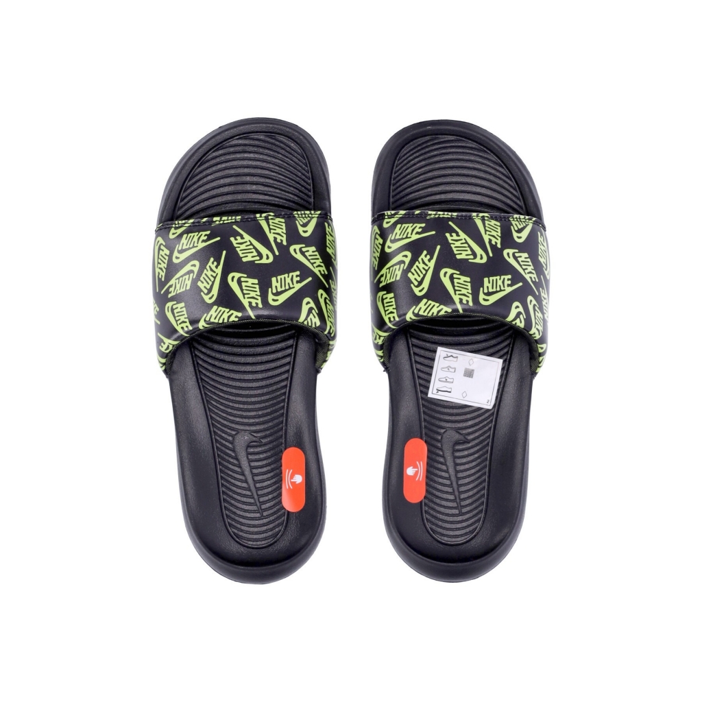 ciabatte uomo victori one slide print BLACK/VOLT/BLACK