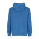 felpa cappuccio uomo club hoodie pullover basketball DK MARINA BLUE/DK MARINA BLUE/WHITE