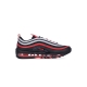 scarpa bassa uomo air max 97 BLACK/UNIVERSITY RED/METALLIC SILVER