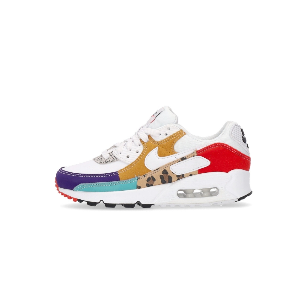 scarpa bassa donna w air max 90 se WHITE/WHITE/LIGHT CURRY/HABANERO RED