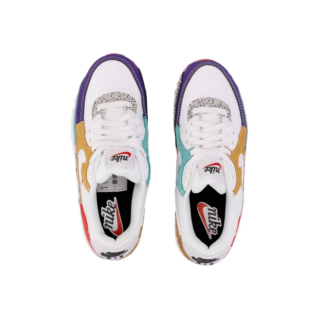 scarpa bassa donna w air max 90 se WHITE/WHITE/LIGHT CURRY/HABANERO RED