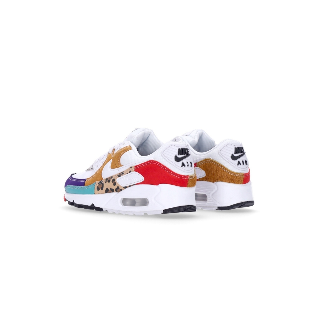 scarpa bassa donna w air max 90 se WHITE/WHITE/LIGHT CURRY/HABANERO RED