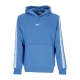 felpa cappuccio uomo sportswear repeat fleece hoodie bb DK MARINA BLUE/DUTCH BLUE/WHITE