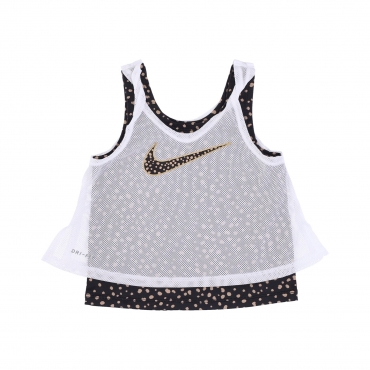 canotta bambina animal spot 2 in tank WHITE