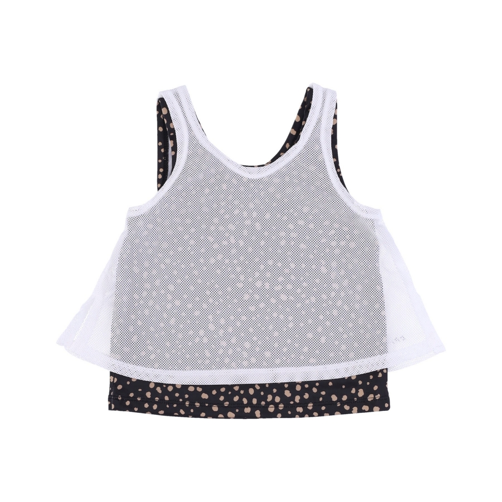 canotta bambina animal spot 2 in tank WHITE