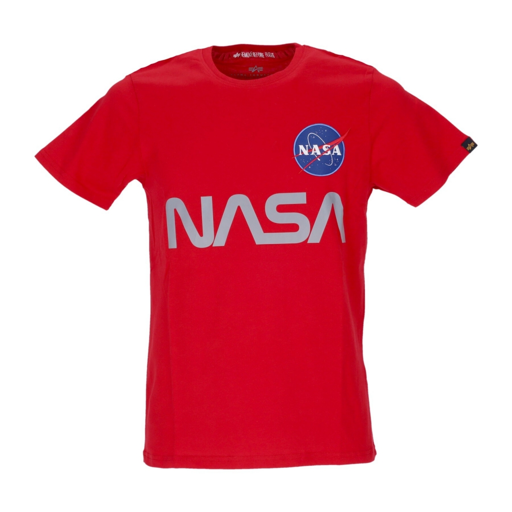 maglietta uomo nasa reflective t-shirt SPEED RED