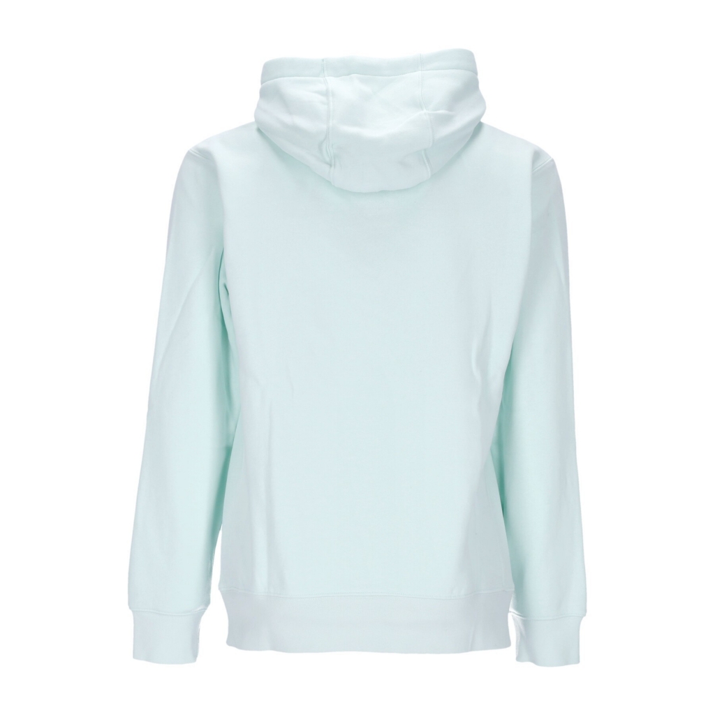 felpa cappuccio uomo club hoodie pullover basketball BARELY GREEN/BARELY GREEN/WHITE
