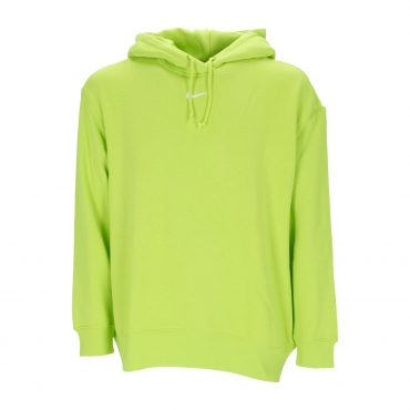 felpa cappuccio donna essential collection fleece hoodie ATOMIC GREEN/WHITE