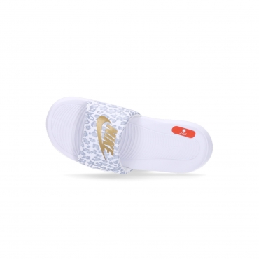 ciabatte donna w victori one slide print WHITE/METALLIC GOLD/WOLF GREY