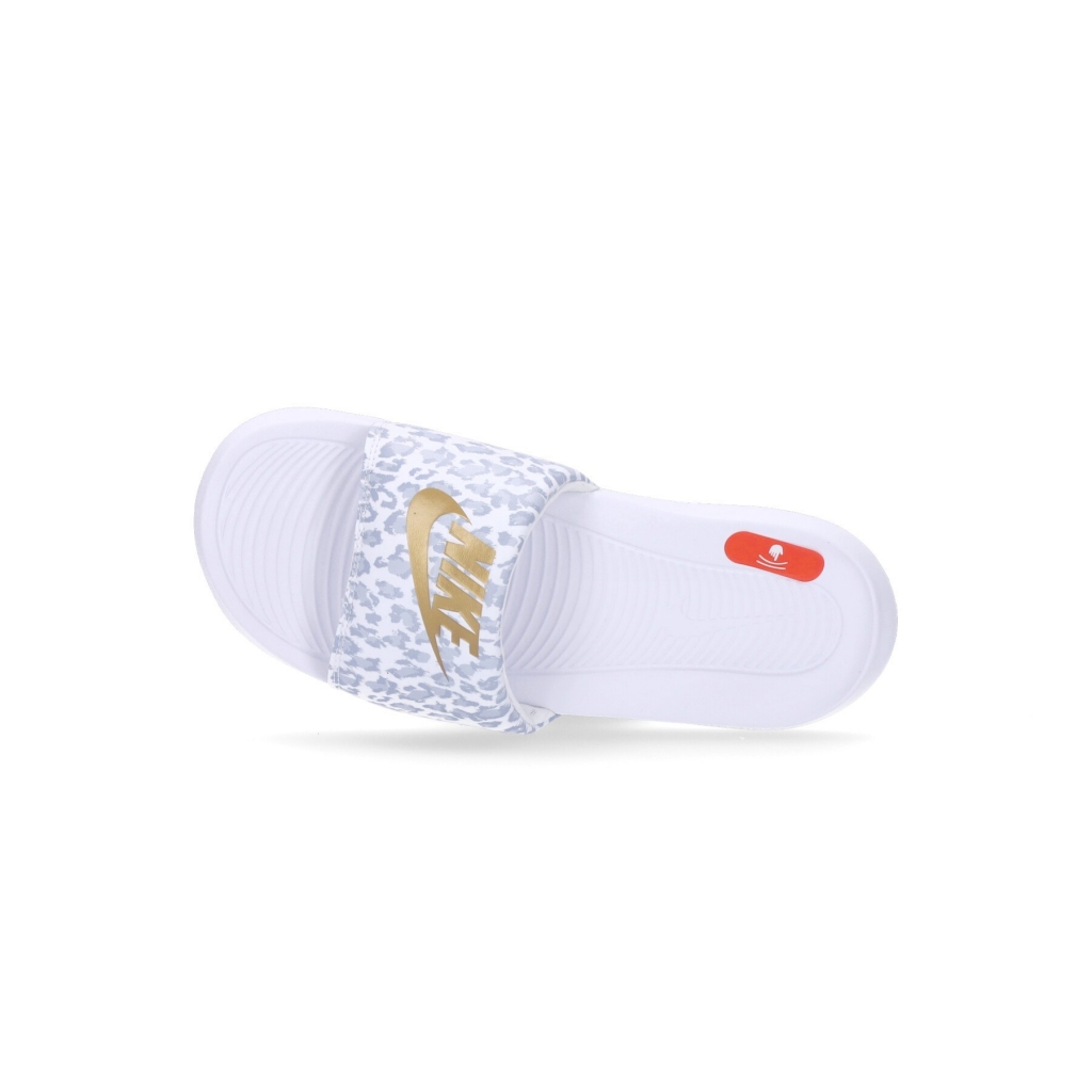 ciabatte donna w victori one slide print WHITE/METALLIC GOLD/WOLF GREY