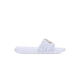 ciabatte donna w victori one slide print WHITE/METALLIC GOLD/WOLF GREY