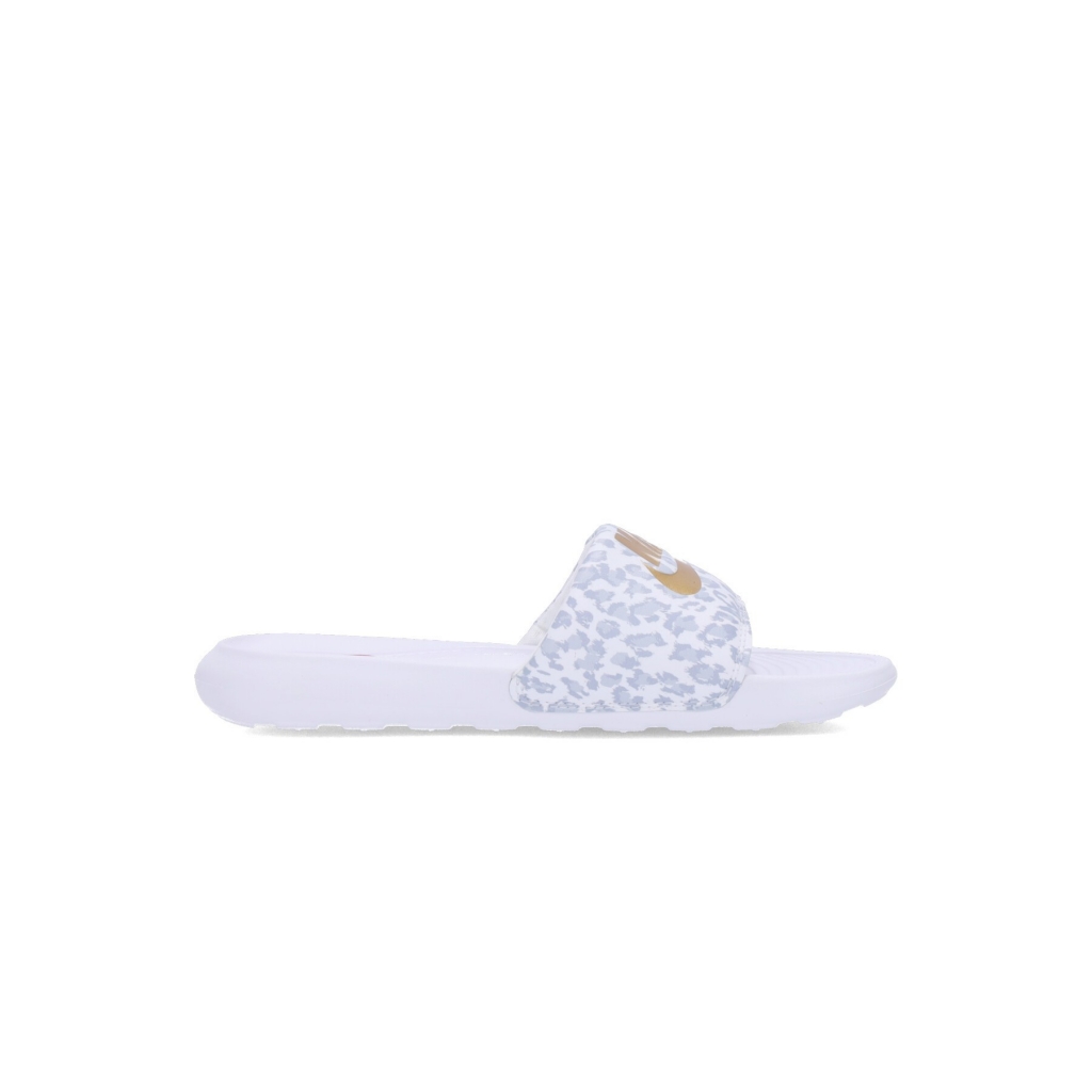 ciabatte donna w victori one slide print WHITE/METALLIC GOLD/WOLF GREY