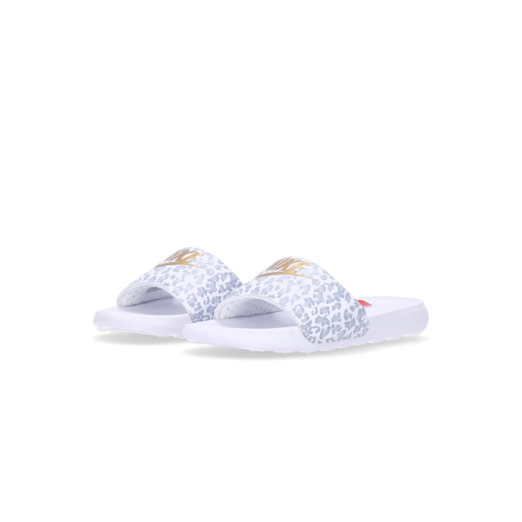 ciabatte donna w victori one slide print WHITE/METALLIC GOLD/WOLF GREY