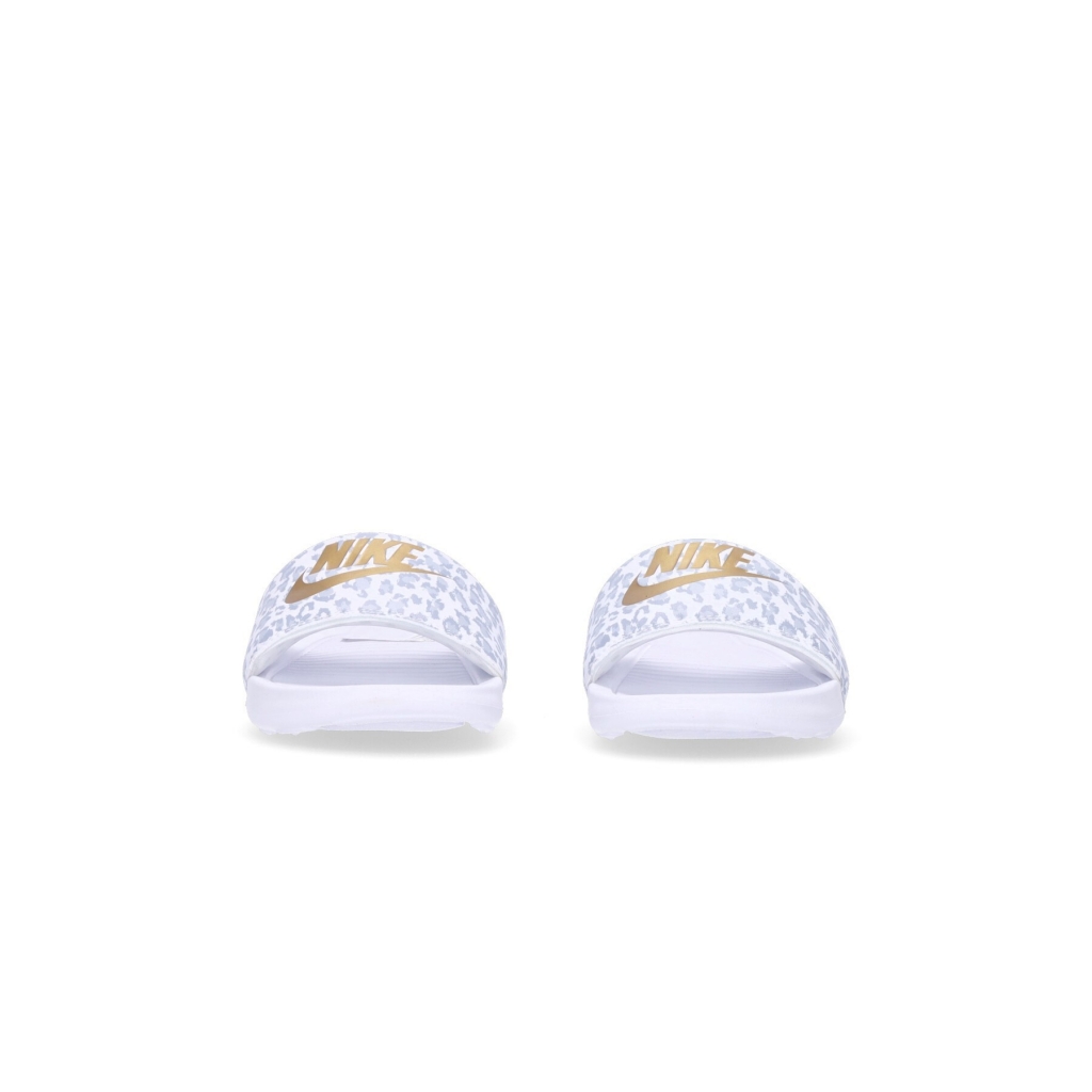 ciabatte donna w victori one slide print WHITE/METALLIC GOLD/WOLF GREY