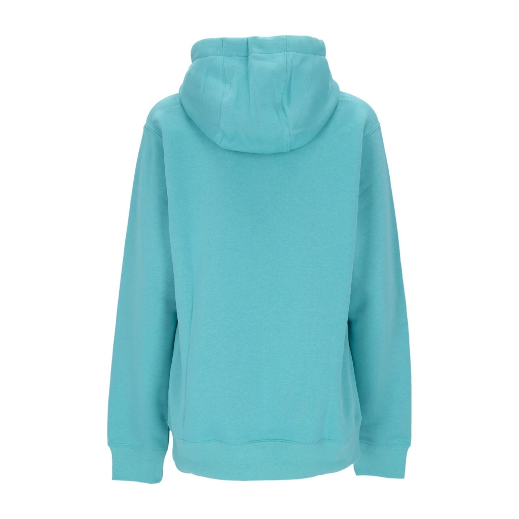 felpa cappuccio uomo club hoodie pullover basketball WASHED TEAL/WASHED TEAL/WHITE