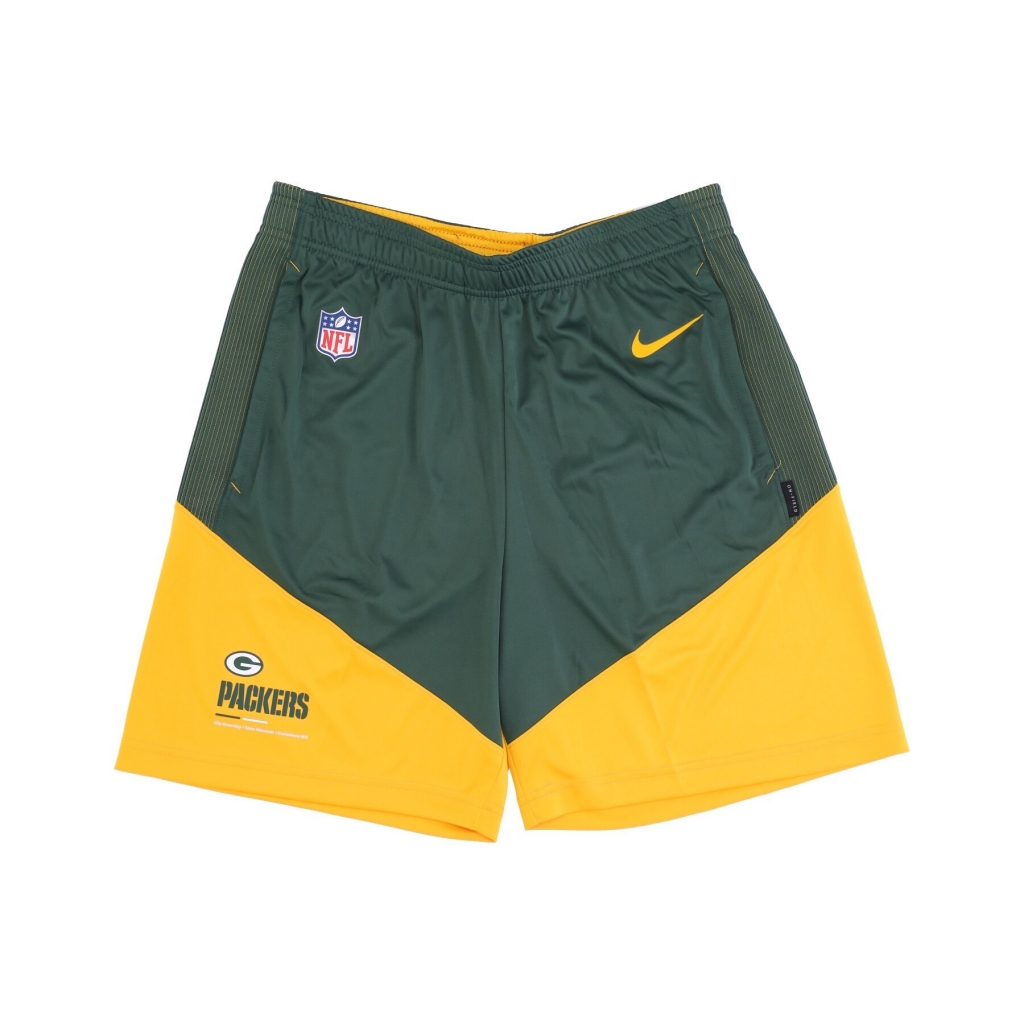 pantaloncino tipo basket uomo nfl dri fit knit short grepac ORIGINAL TEAM COLORS