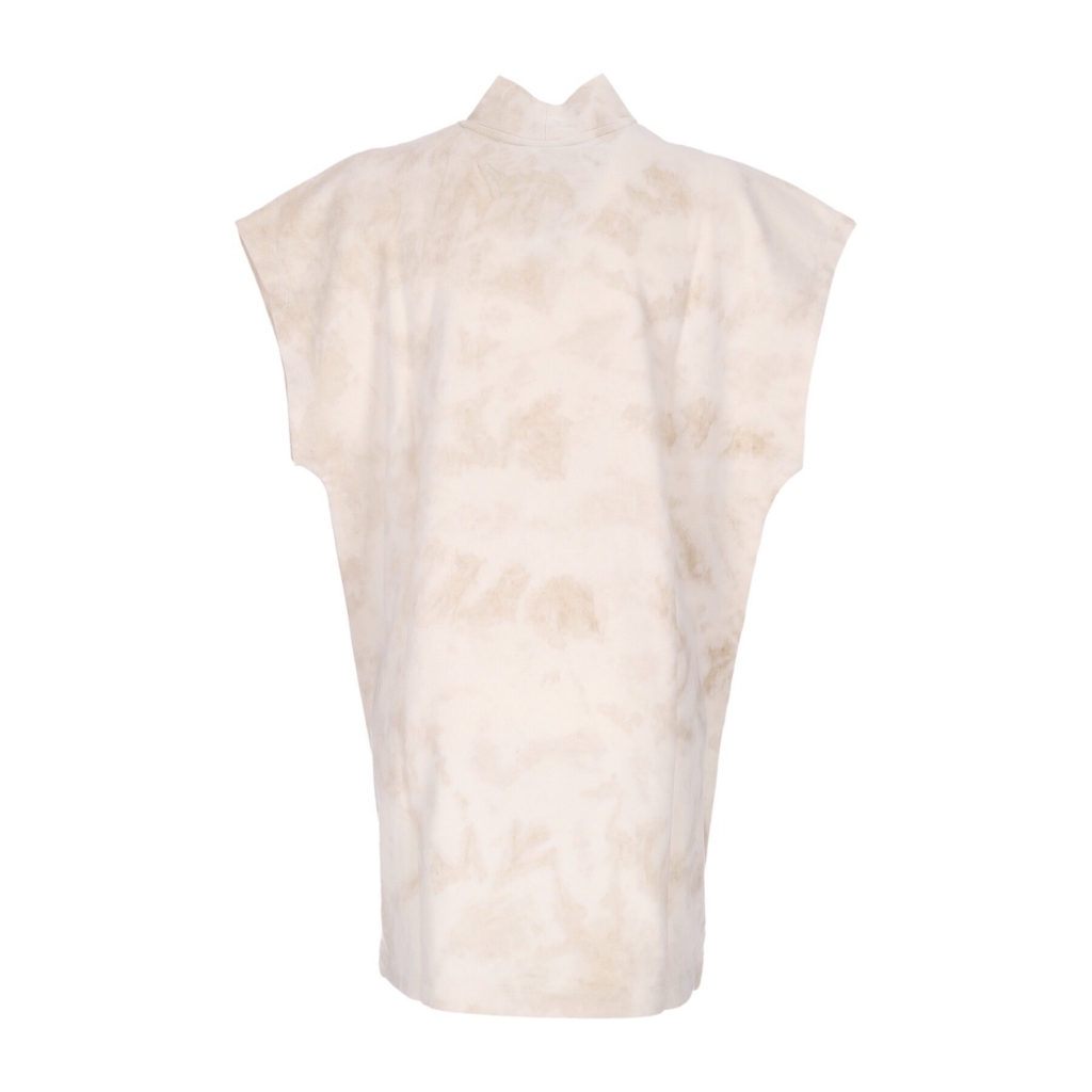 vestito donna sportswear washed jersey dress SANDDRIFT/WHITE