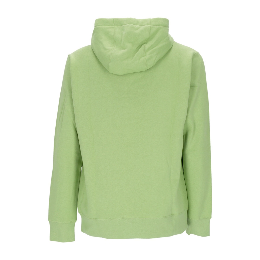 felpa cappuccio uomo club hoodie pullover basketball VIVID GREEN/VIVID GREEN/WHITE