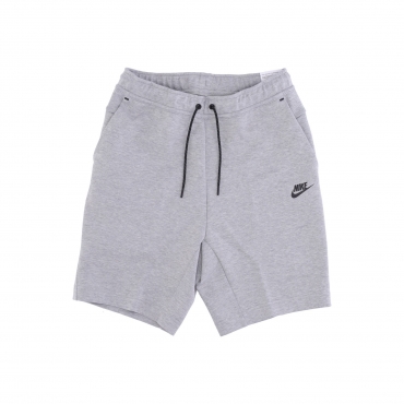 pantalone corto tuta uomo sportswear tech fleece short DK GREY HEATHER/BLACK