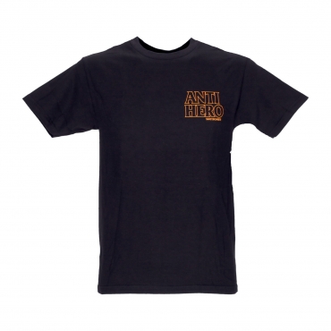 maglietta uomo lil black hero outline tee