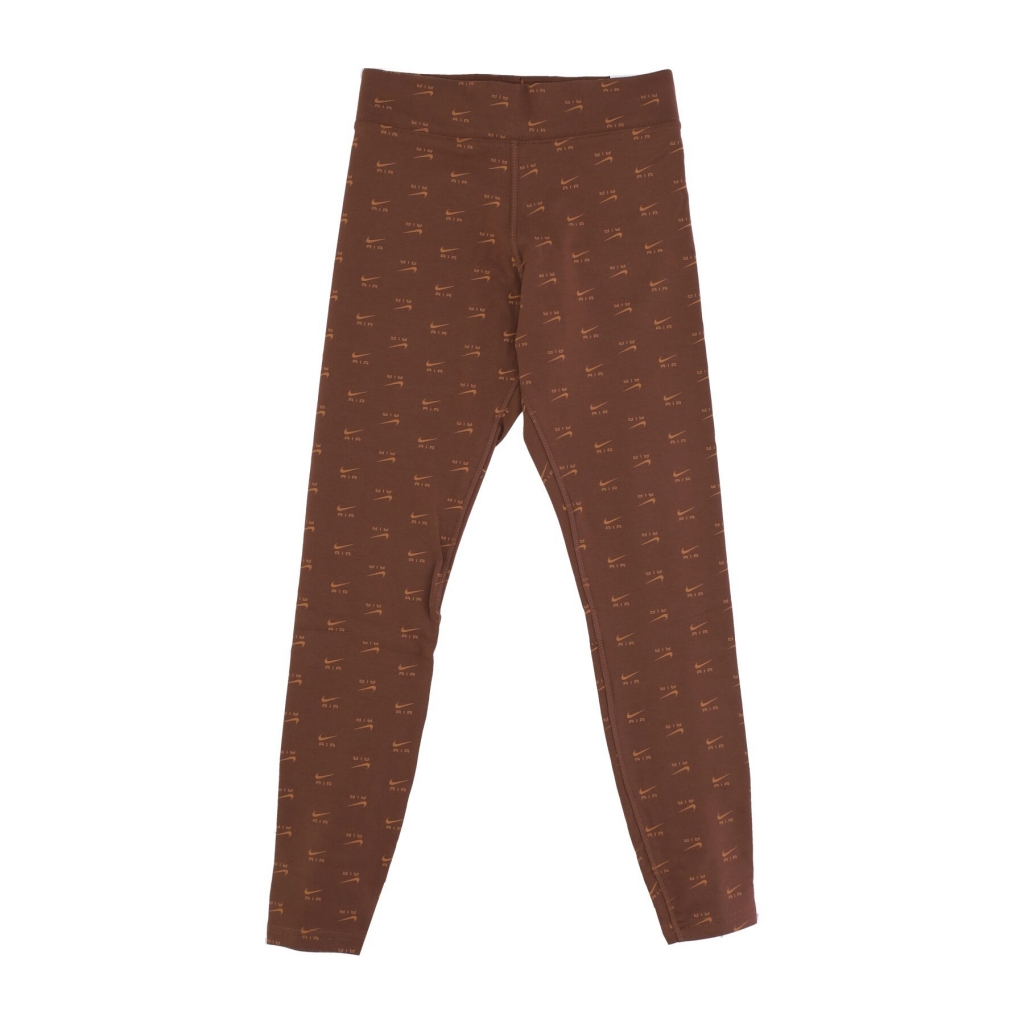 leggins donna sportswear air high-waisted leggins CACAO WOW/ALE BROWN