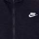felpa collo alto uomo sportswear club bb track jacket BLACK/WHITE/BLACK/WHITE