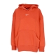 felpa cappuccio donna sportswear phoenix fleece oversized pullover hoodie MANTRA ORANGE/SAIL